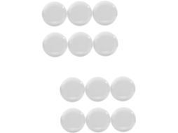 Conjunto De 12 Puxadores De Porta Reutilizáveis Em Silicone, Silenciosos, Com Fixação Adesiva Na Parede E Resistentes A Impactos.