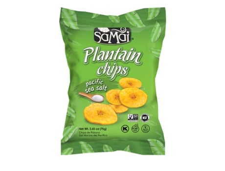 Samai Chips De Banana Com Sal Marinho Do Pacífico 75g | Pack 15 Unid | Snack Crocante E Saudável Iami