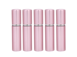 Unidades De Frascos Spray De Perfume Vacíos Rellenables Portátiles De 5ml Rosa