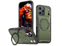 Capa Para Iphone 17 Pro Com Suporte Giratório De 360 ​​graus E Magsafe.