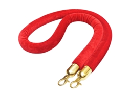 Stanchion Rope, Stanchion Ropes Vidaxl Vermelho Veludo (n/a)