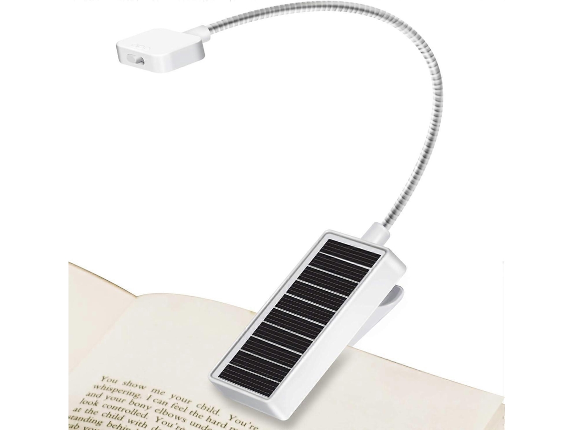 Luzes De Leitura Solares, Luzes De Leitura Led Flexíveis Com Clipe, Recarregáveis ​​Por Usb E Alimentadas Por Energia Solar Olysi Shop