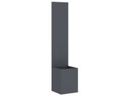 Conjunto 1 Tela De Jardim Vidaxl Antracite Aço (32 X 32 X 150 Cm)