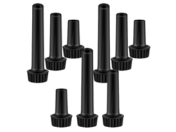 Stobaza E26 Botões De Interruptor Lâmpada Rotativos Plástico Preto, Kit De Substituição Fácil Com 9 Peças Para Reparos E