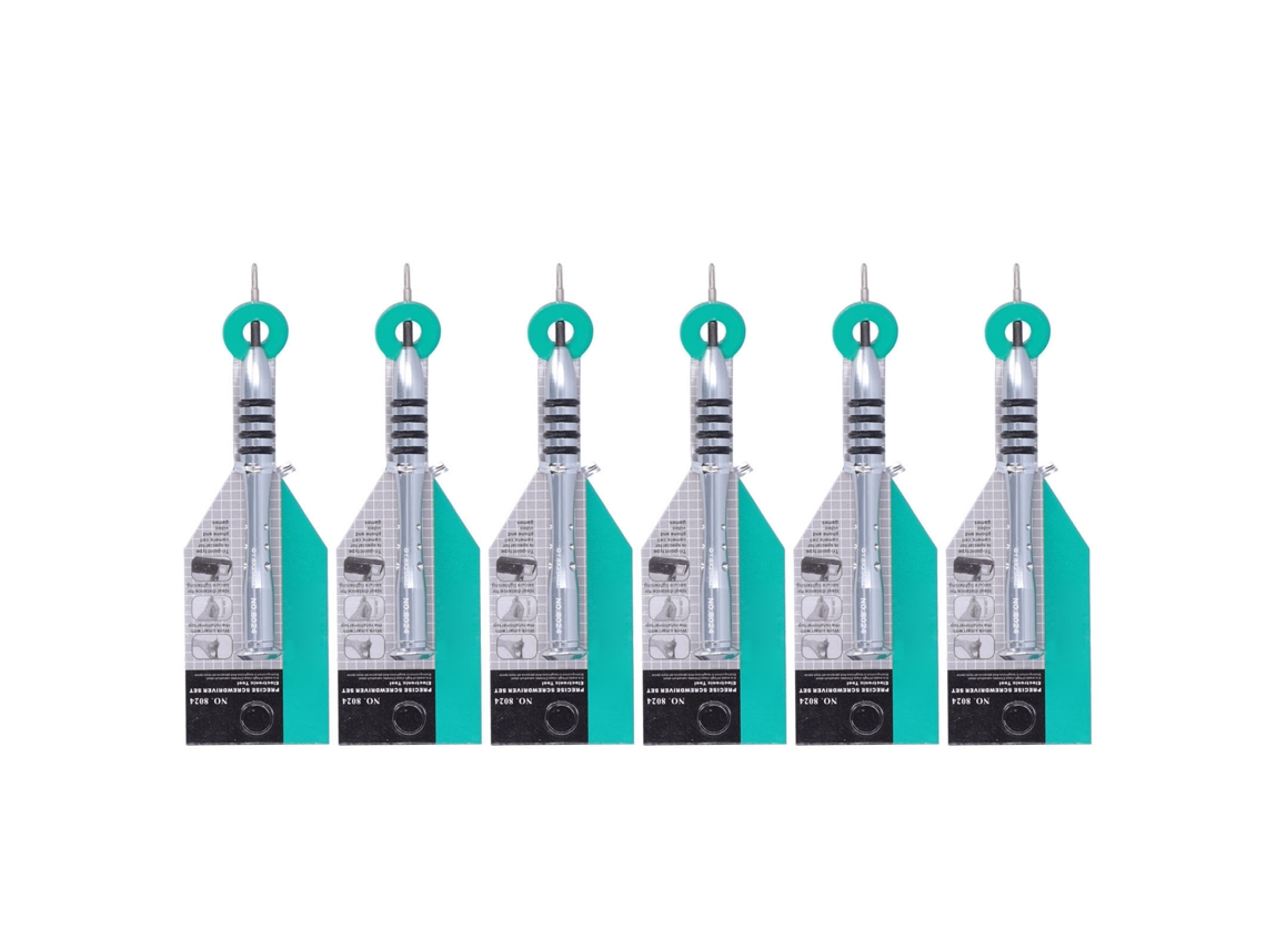 Chave De Fenda Cruz Philips 6 Peças Aço Cromo Vanádio Ferramenta Reparo Eletrônico Desmontagem 1.8mm