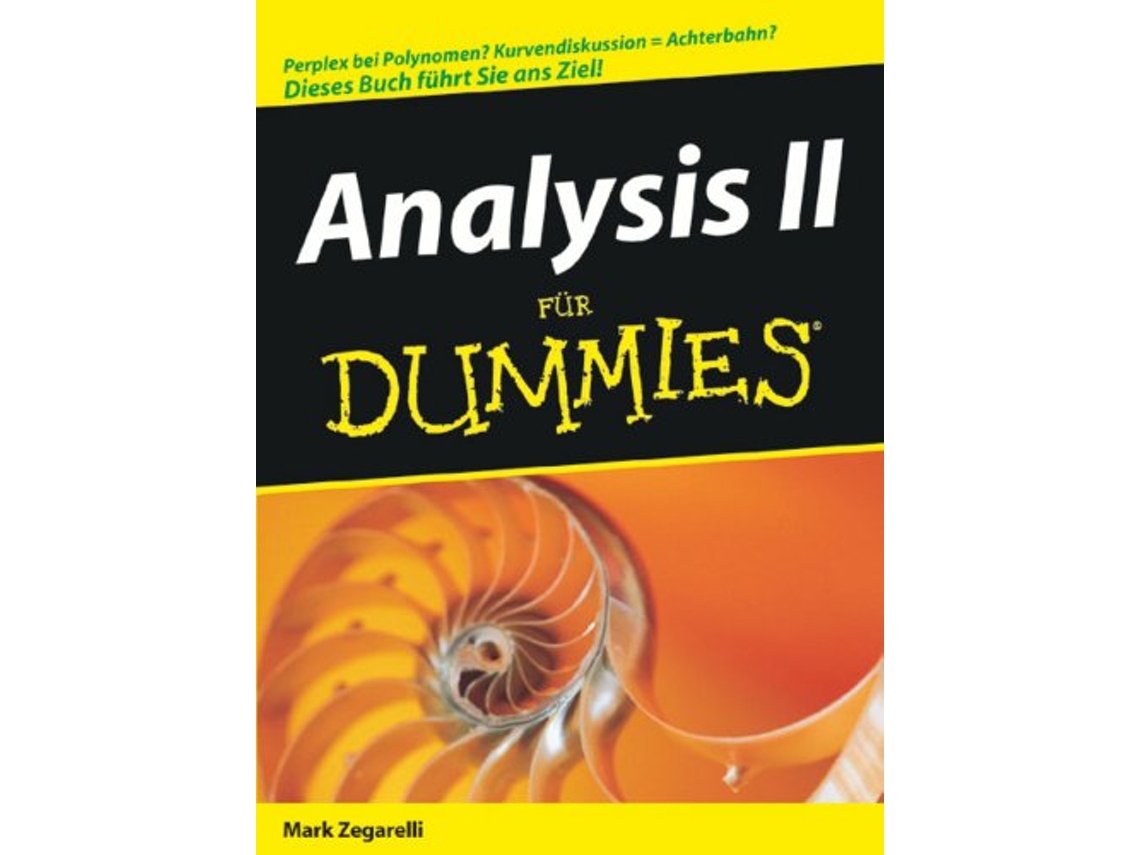 Livro Analysis II für Dummies de Mark Zegarelli (Alemão)