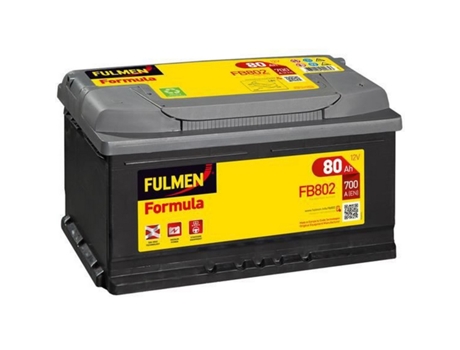 Bateria para o Carro Fulmen Formula FB802 80 Ah 12 V 700 A