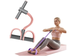 Faixa de Resistência AQUAFORGE com pedal borracha multiuso para Ioga e Alongamento