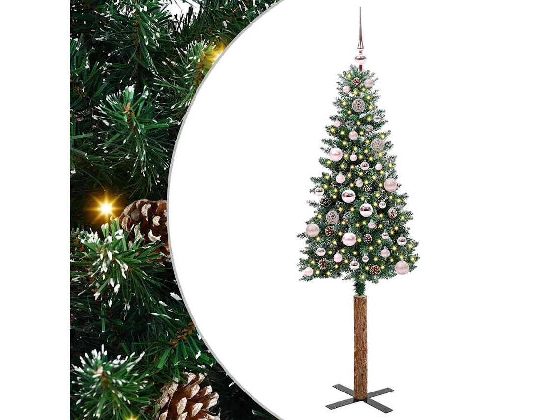 Conjunto 1 Árvore De Natal Vidaxl Verde Pvc (150 Cm)