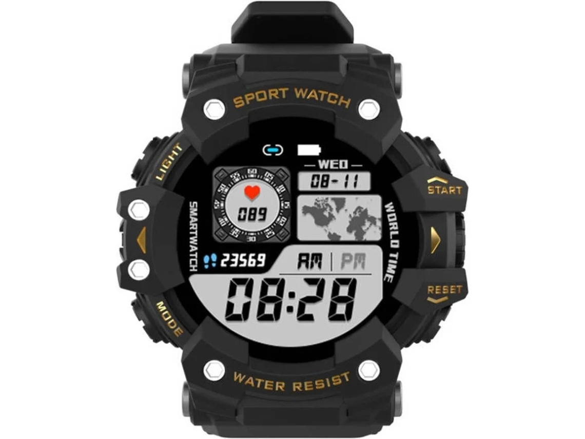 Smartwatch esportivo para homens, discagem externa, câmera remota, multi esporte, notif em tempo real, ouro bestvite