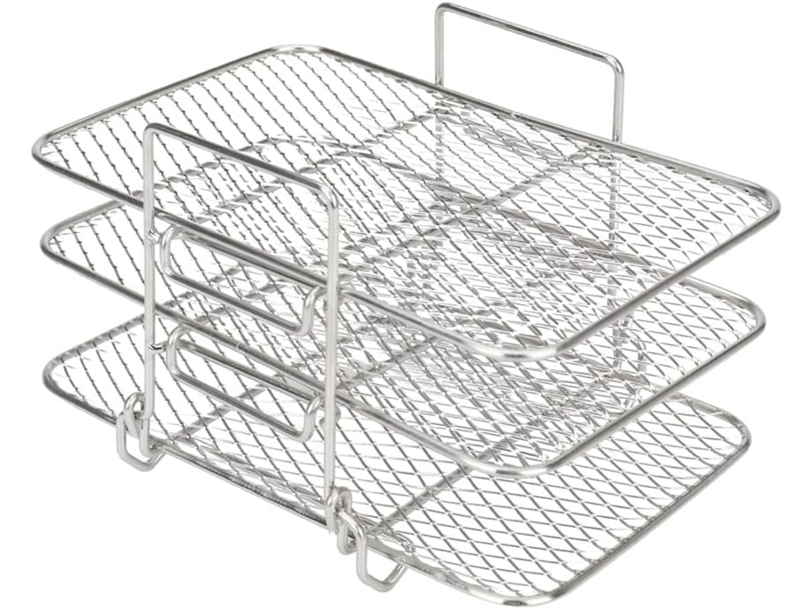 Suporte Multifuncional Para Fritadeira A Ar Em Aço Inoxidável 304
