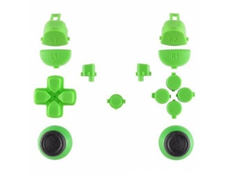 Conjunto de Botões Ps4 Verde