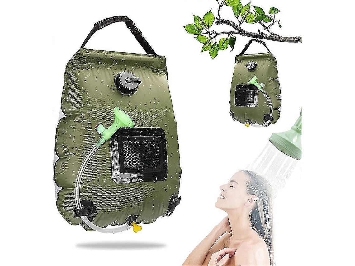 Bolsa De Chuveiro Solar Para Acampamento De 20l, Chuveiro Solar Portátil Olysi Shop