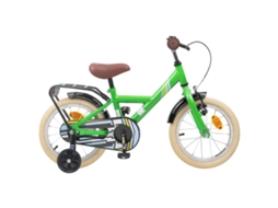 Vidaxl Bicicleta Infantil 14 Polegadas Para 3 A 5 Anos Verde