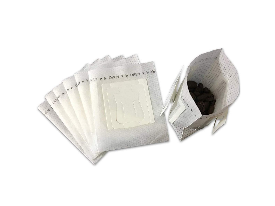 50 Unidades De Sacos Papel Para Filtro Café Portáteis E Descartáveis, Perfeitos Xícaras, Utensílios, Viagens, Camping, Casa Escritório.