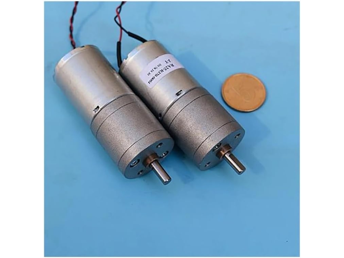 Motor De Partida Eletrônico Com Caixa Engrenagens Metálicas 25mm, Redutor De Velocidade, Dc5v 6v, Alto Torque, Relação