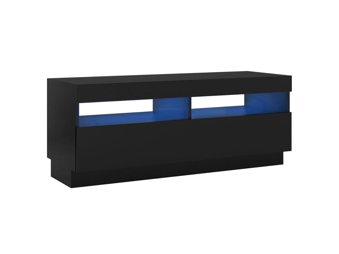 Tv Cabinet, Tv Cabinets Vidaxl Preto Madeira Processada (n/a)