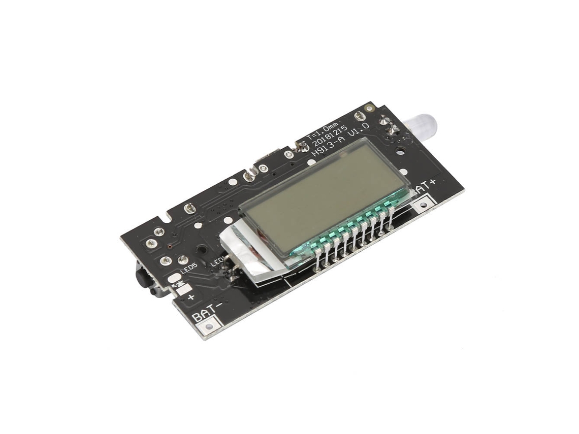 Laxiscreed Carregador Usb Dual Para Baterias Com Proteção E Display De Voltagem De 5v