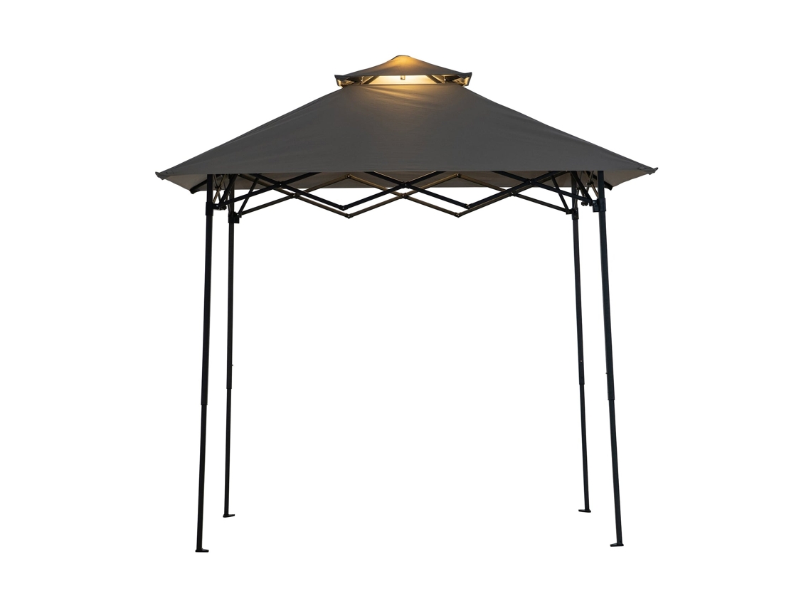 Gazebo Com Churrasqueira Pop-up Com Luz Led Magnética E Bolsa De Transporte Cinto 250x160
