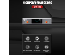 Pré Amplificador Dac Com Entradas Óptica E Coaxial