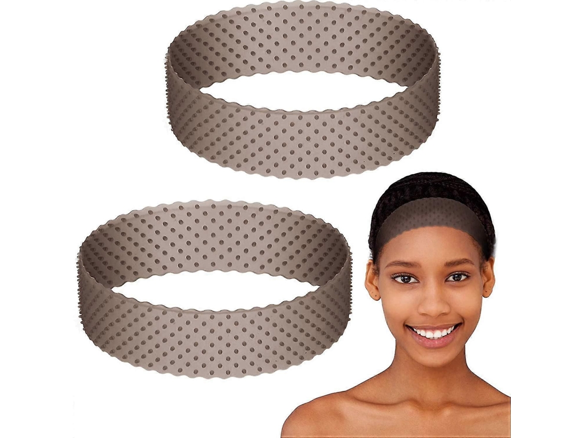 2 Unidades de Faixa de Silicone Ajustável para Peruca, Fixação Segura e Antiderrapante para Perucas TAISHENGDA