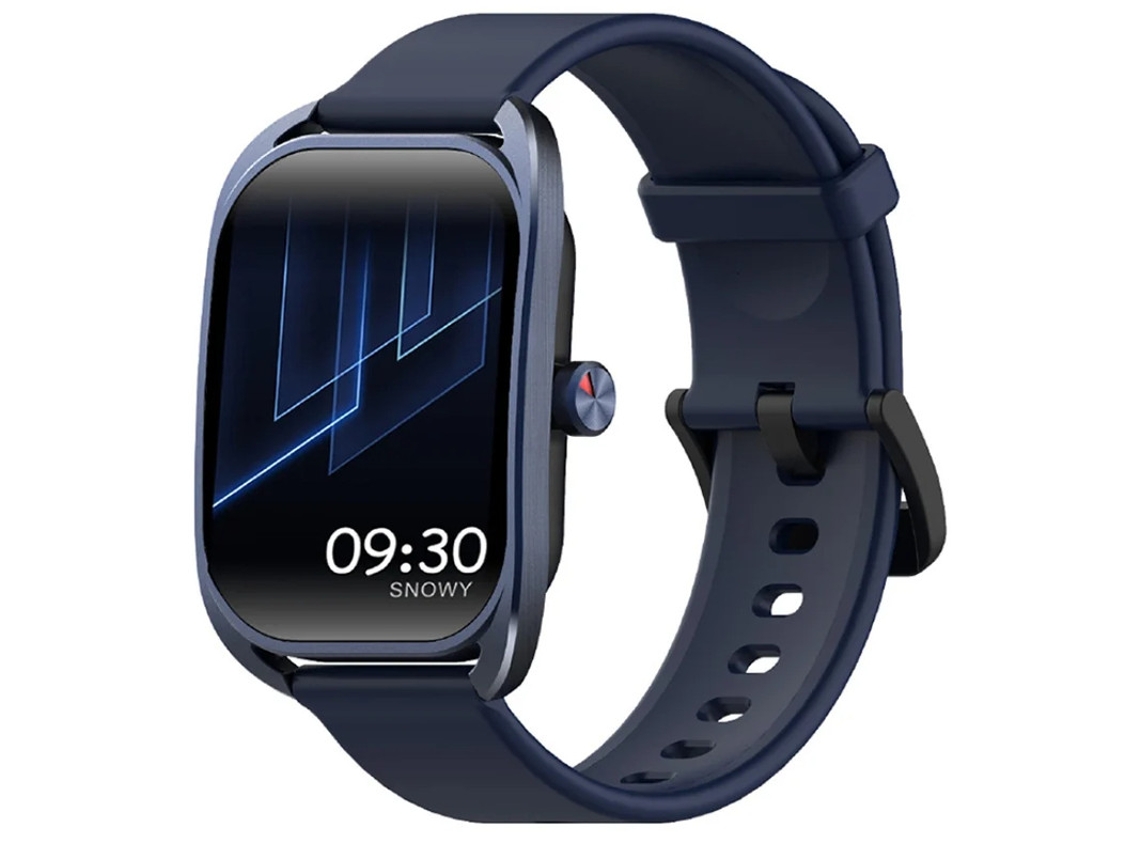 Relógio inteligente Bestvite com tela curva, chamadas Bluetooth, monitoramento de esportes, frequência cardíaca e pressão arterial, notificações