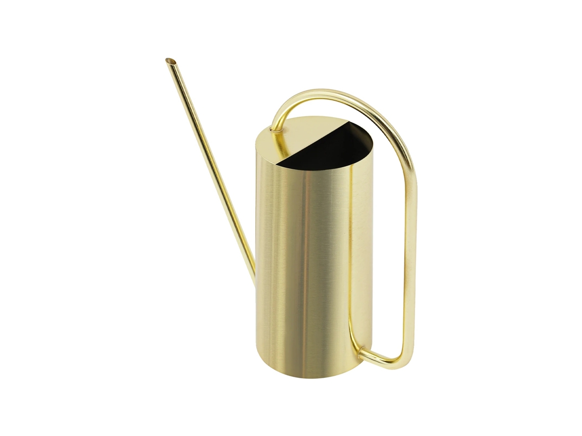 Regador, Design De Bico Longo, Aço Inoxidável Durável, Ouro