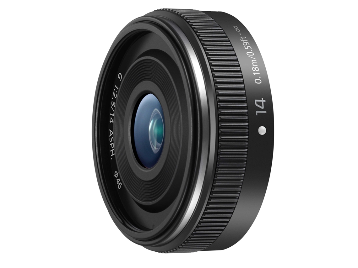 Objetiva LUMIX 14mm F2.5, 46mm (Encaixe: Micro 4/3 - Abertura: f/22 - f/2.5)