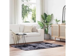 Vidaxl Tapete Shaggy De Pelo Alto Navarra 120x170 Cm Cinzento-escuro