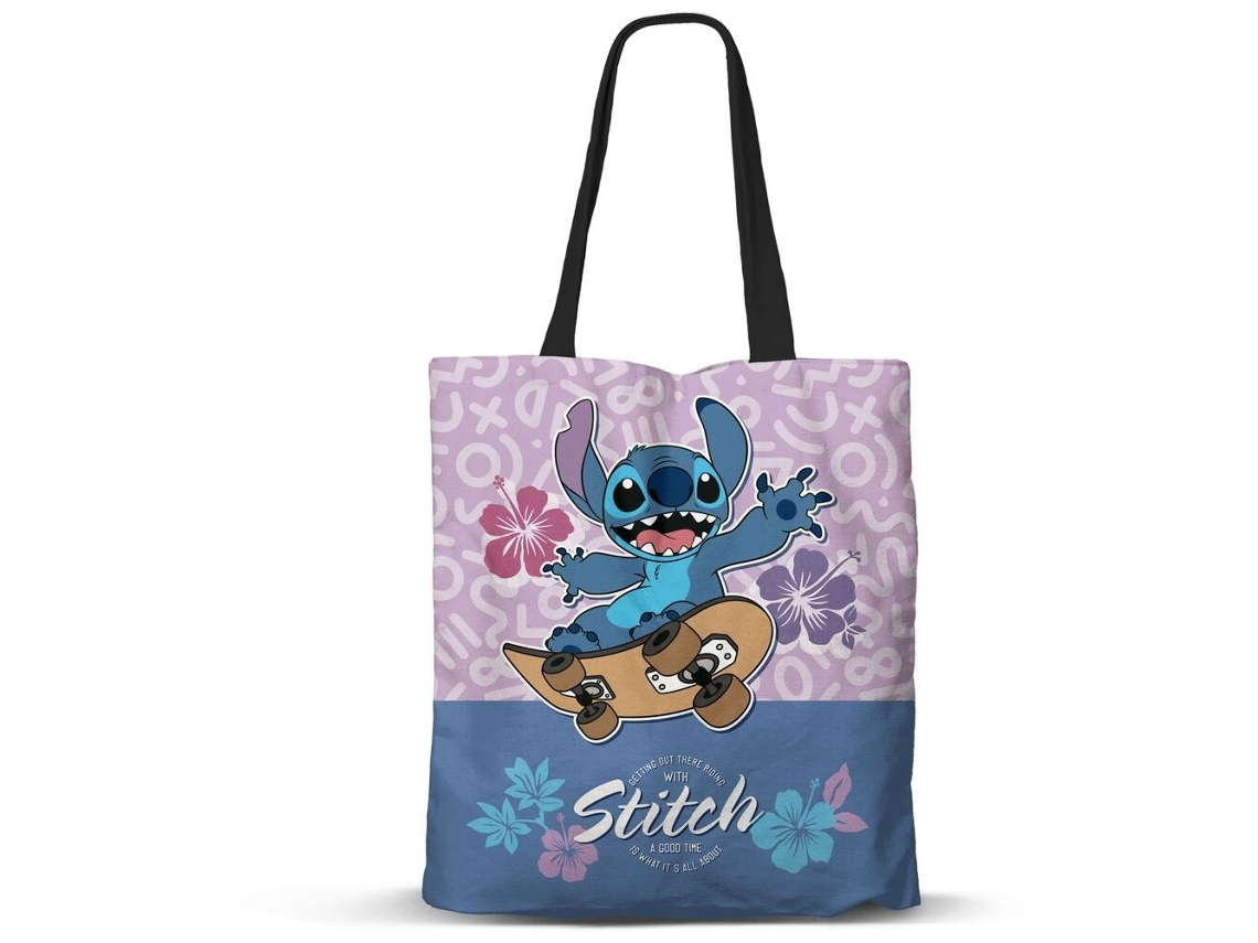 Sacola de compras Disney Stitch Skate 40cm Karactermania