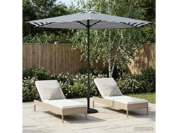 Vidaxl Guarda-sol De Jardim 270 X 270 Cm Poliéster Retangular
