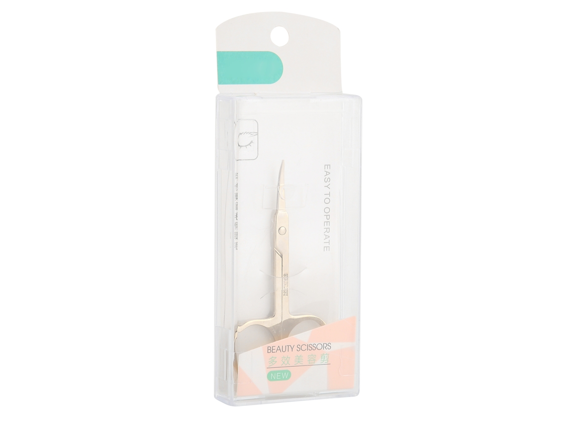 Tesoura De Estilo De Sobrancelha De Aço Inoxidável Segura E Durável Para Beleza E Grooming