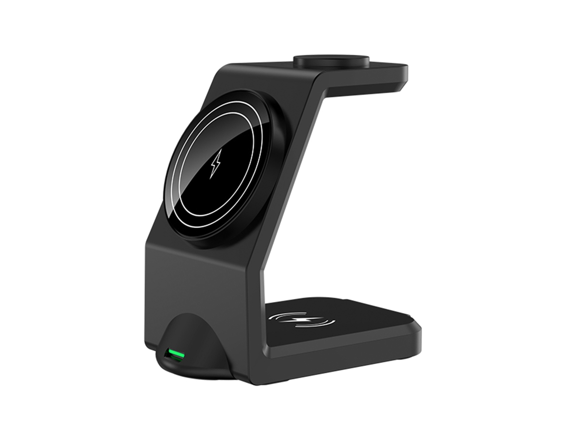 Base De Carregamento Sem Fio Magnética 3 Em 1 De 15w Para Carregamento Rápido Para Iphone/airpods/watch