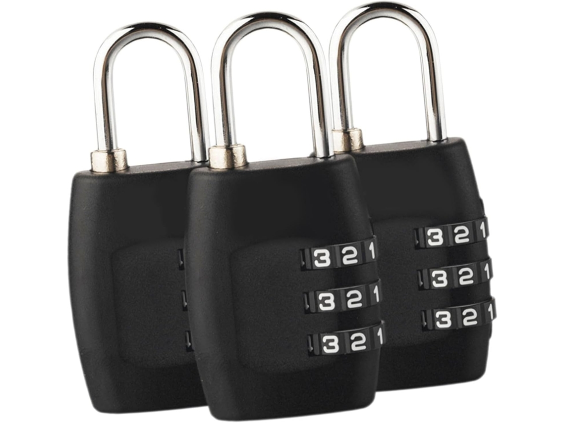 Cadeado De Combinação Para Bagagem, Para Caixas, Mochilas E Cacifos