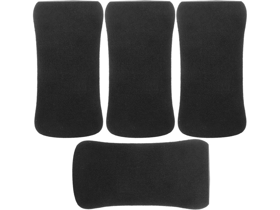 Conjunto De 4 Almofadas Espuma Para Rolos Ginástica, Capa Protetora
