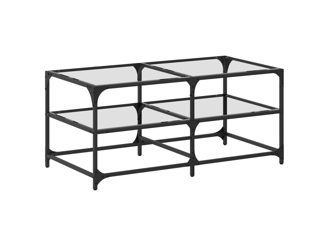 Coffee Table, Coffee Tables Vidaxl Transparente Madeira Processada (98.5 X 50 X 45 Cm)