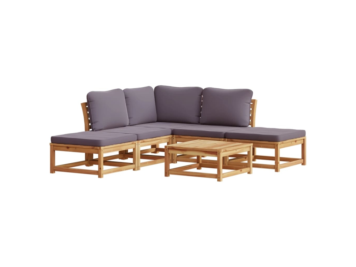 Garden Lounge Set, Garden Lounge Sets Vidaxl Marrom Madeira De Acácia (n/a)