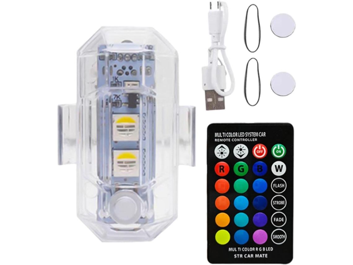 Luzes De Advertência Intermitentes Para Motocicletas, Luzes Rgb Para Motocicletas, Luzes Intermitentes Para Carros Com