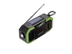 Rádio Digital Portátil Am/fm/sw Com Bateria Externa De 5000 Mah, Lanterna, Alarme Sos E Carregamento Solar Olysi Shop