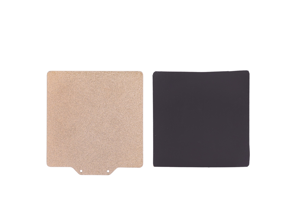 Placa Magnética De Acero Resorte Flexible Com Pei De Duas Faces Placa De Construção Para Impressora 3d 125x125mm