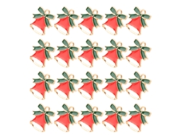 Laxiscreed Kit Com 20 Pendentes De Rena Para Joias Diy, Cor De Esmalte De Natal