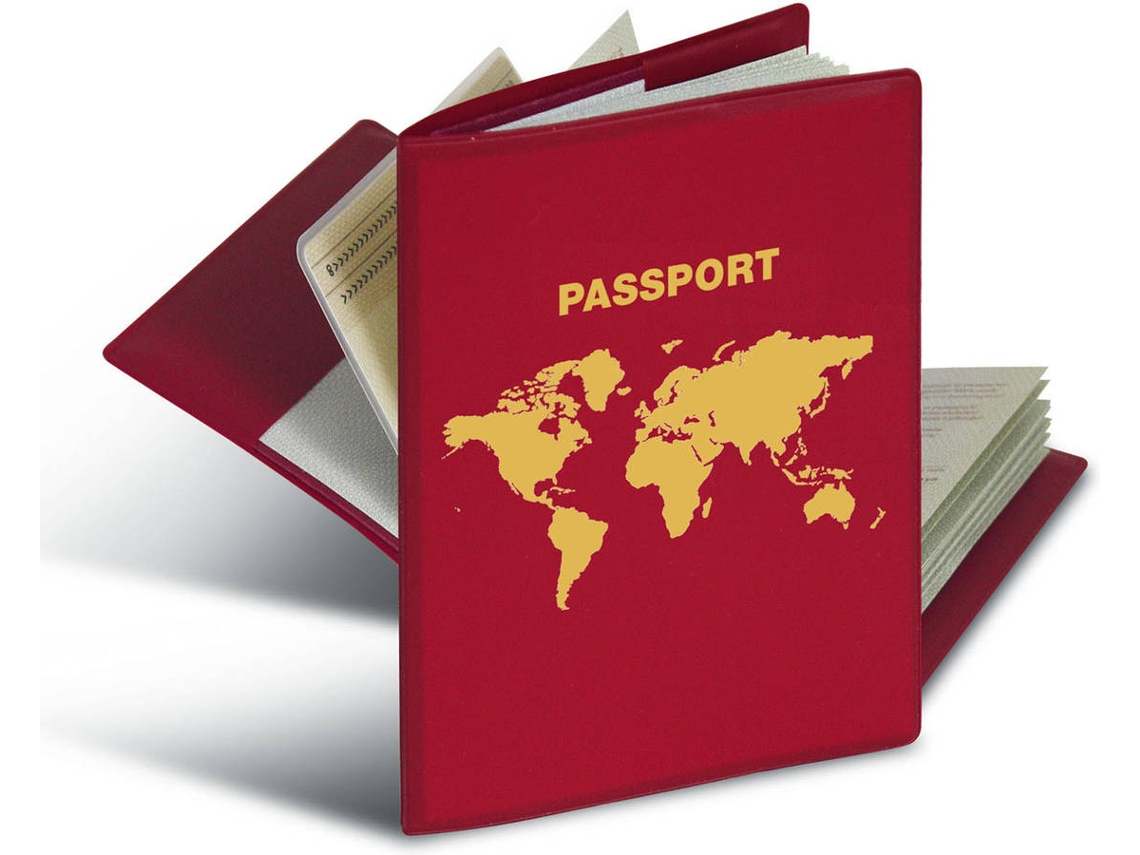 Capa para Passaporte HERMA 5549 Vermelho