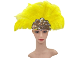 Tiara com Penas Brilhantes SFUSHOS