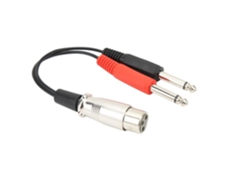 Cabo de Microfone Divisor HURRISE Duplo Xlr Y 1/4 de Polegada Macho para Xlr Fêmea Cabo de Áudio Divisor Y Xlr Fêmea Para