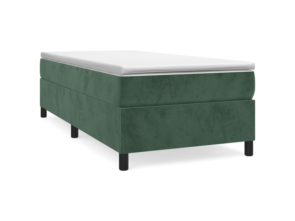 Box Spring Bed, Box Spring Beds Vidaxl Verde Veludo (80 X 200 Cm)