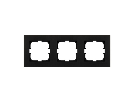 Estrutura Tripla 3x Preta Metlica Exen Karell