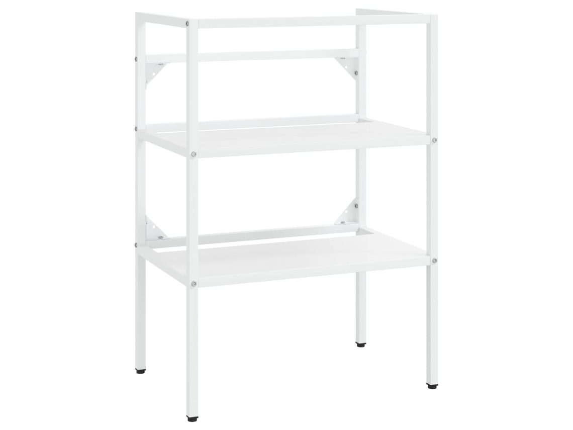 Bathroom Washbasin Frame, Bathroom Washbasin Frames Vidaxl Branco Ferro (59 X 38 X 83 Cm)