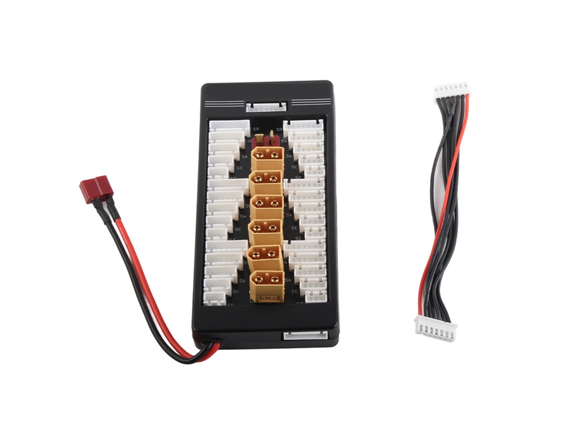 Mali placa de Carregamento Paralelo Balanceado Lipo 2 6s com Plug T para Carregador Rc Imax B6/b8 Un A6 V1
