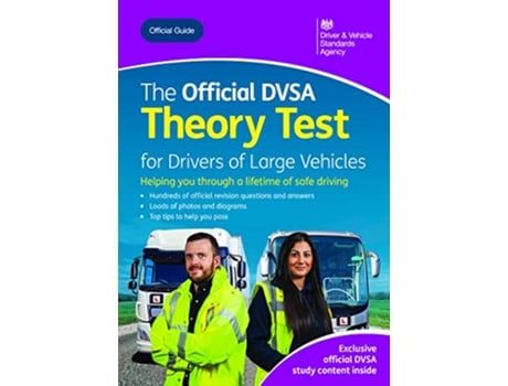 Livro official DVSA theory test for large vehicles de Driver And Vehicle Standards Agency (Inglês)