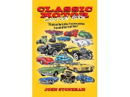 Livro Classic Motor Cartoon Book de John Stoneham (Inglês)